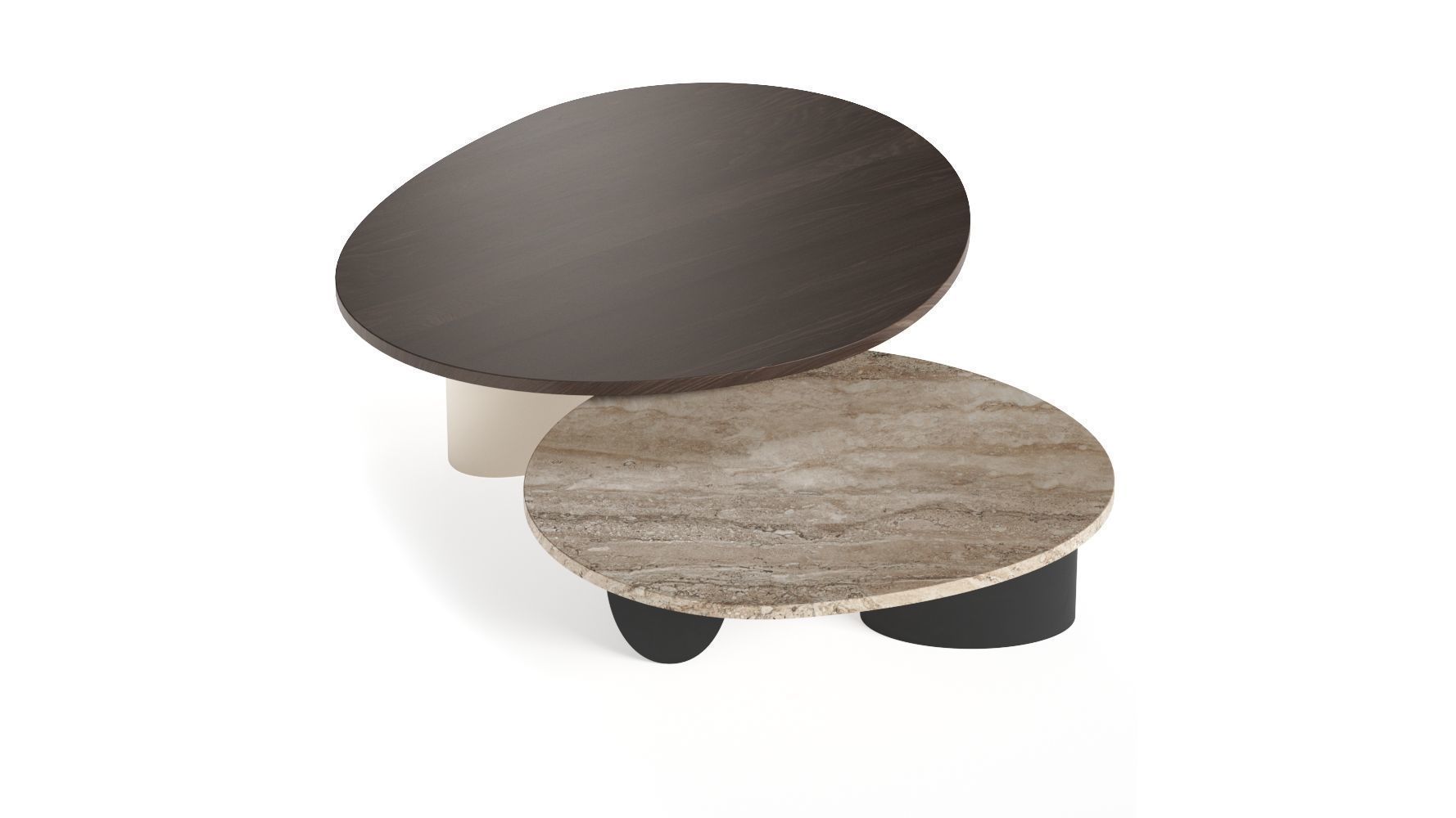Egg Collective Isla Coffee Tables 3D model_2