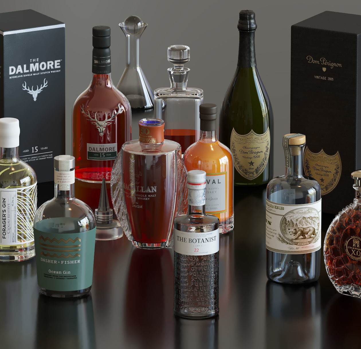 Bottles Collection liquor _21