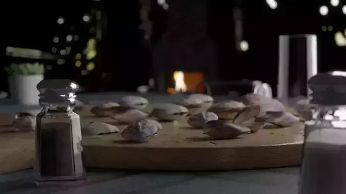 3d  Sea shell  realistic render 3D model