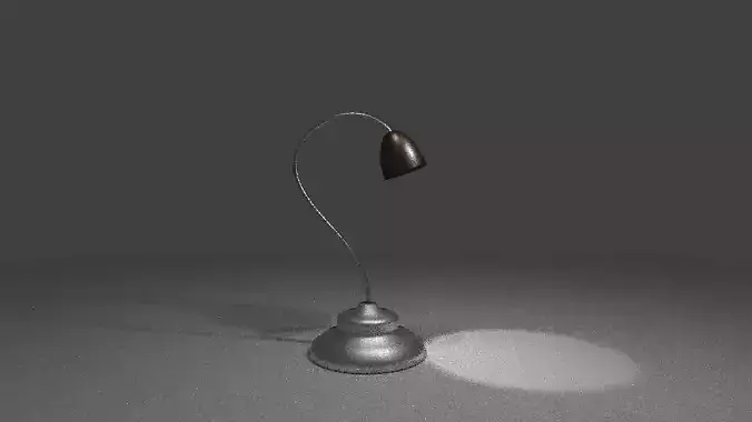 Lamp with light