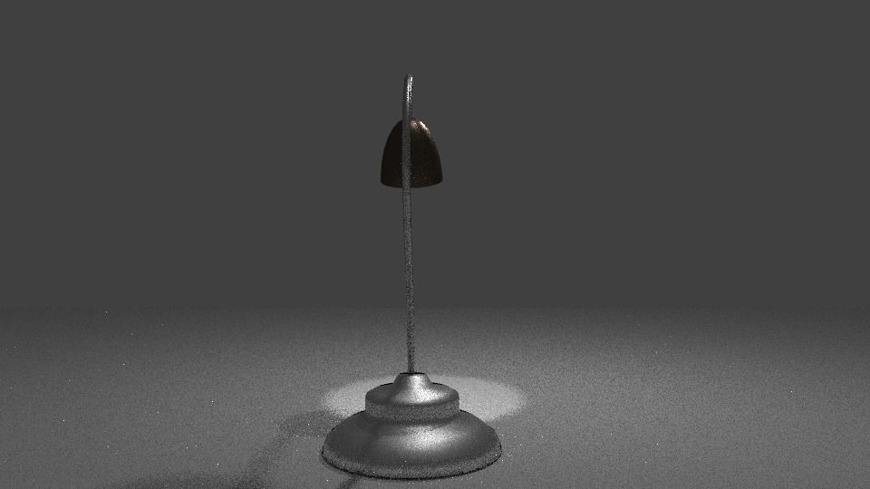 Lamp with light Free 3D model_3