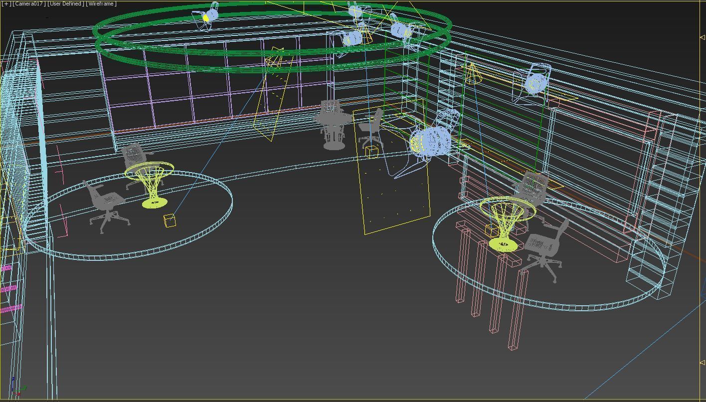 TV Studio 01 3D model_7