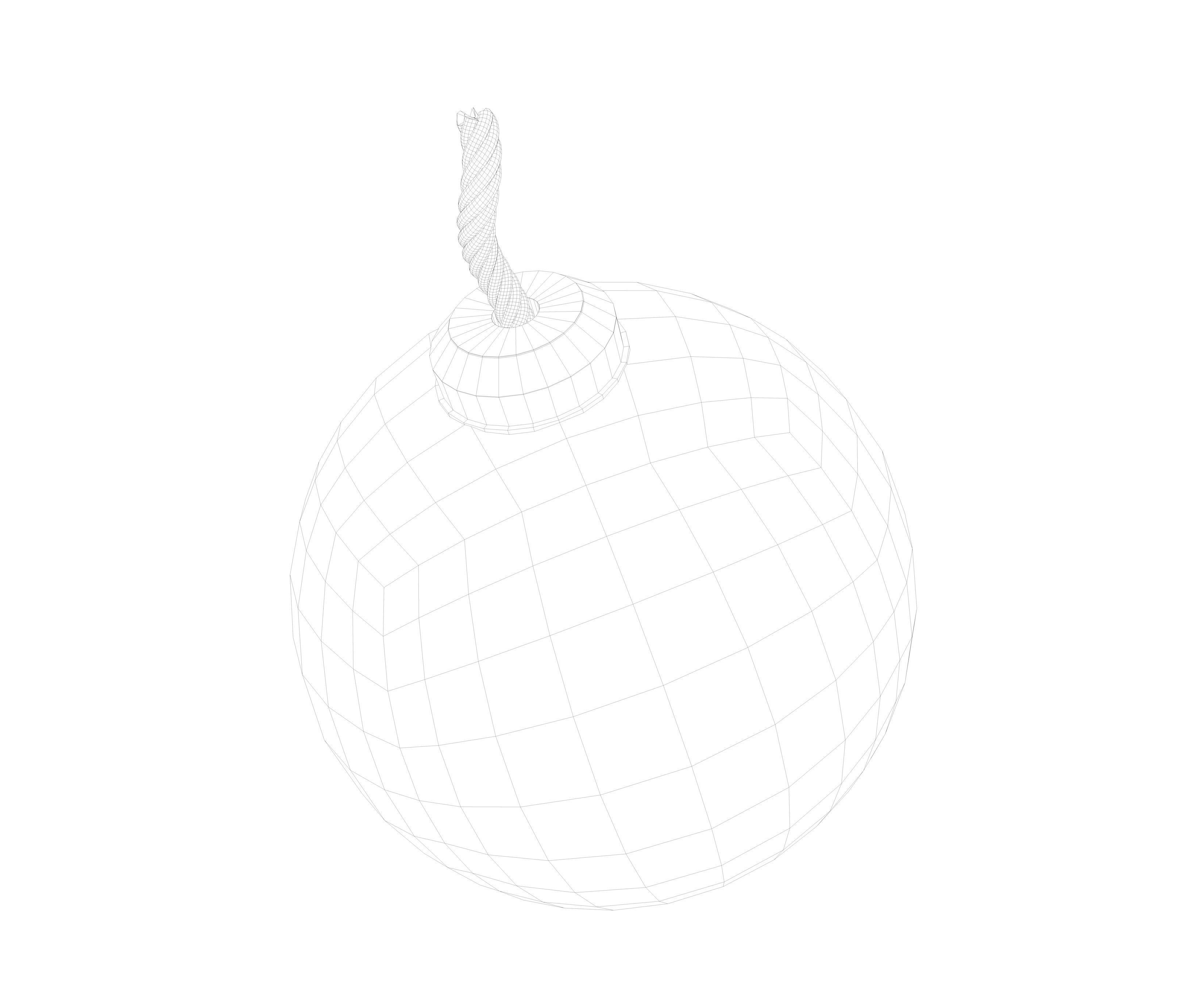 Cartoon Bomb 3D model_4