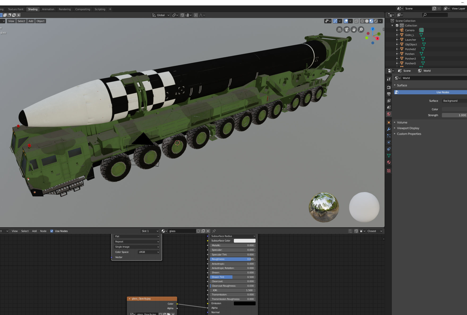 Hwasong 17 missile launcher 3D model_15