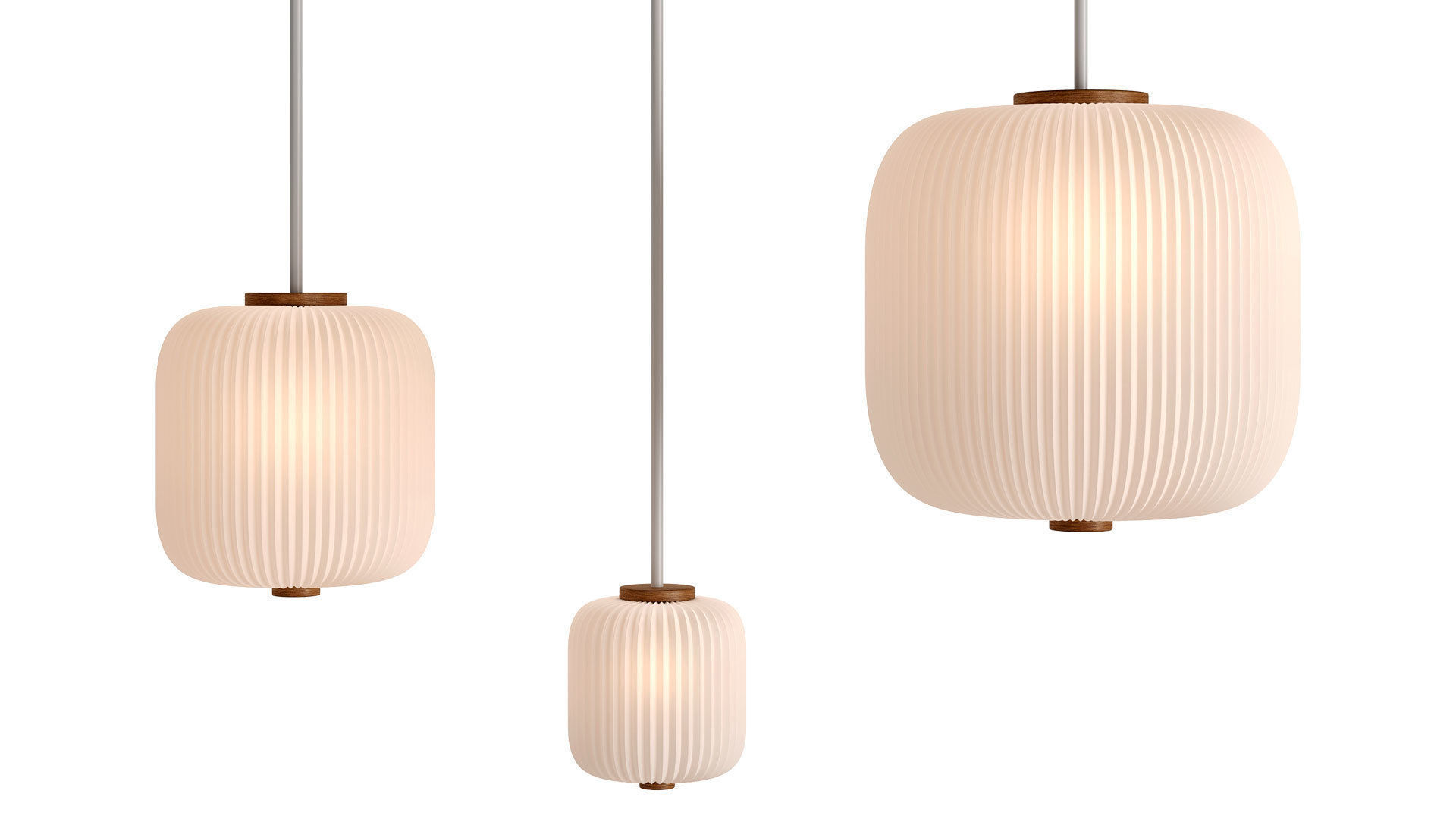 Opal Pendant EK61 Set by Esben Klint 3D model_6