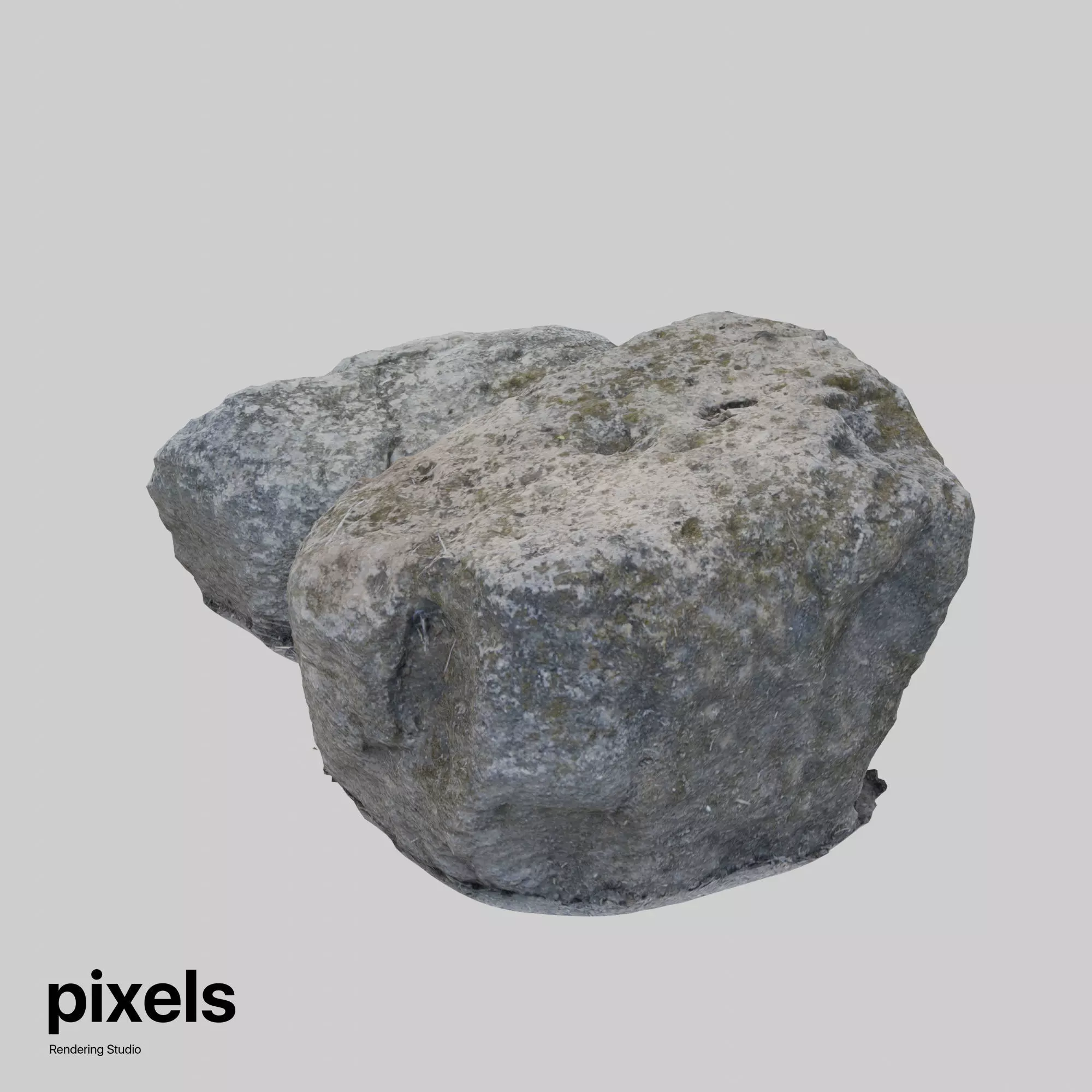 Rock 003 3D model_0