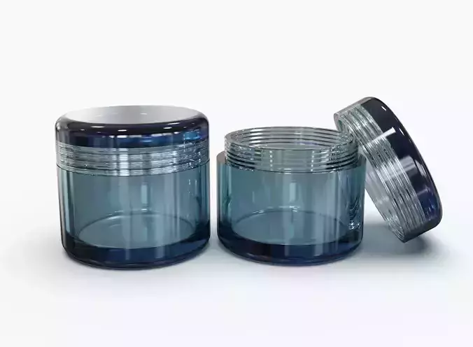 Cosmetic Empty Jar  3D print model