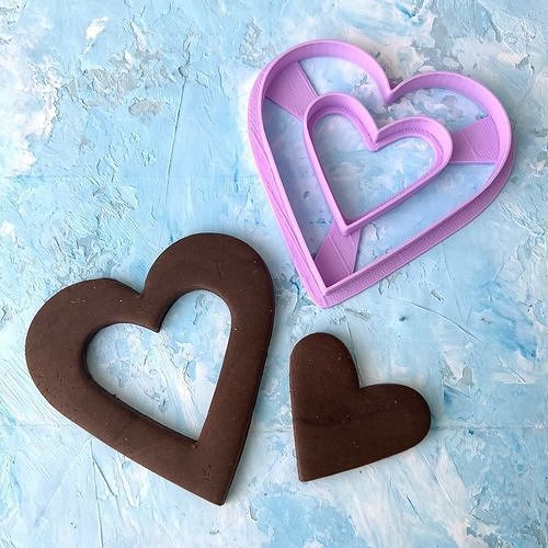 Heart Cookie Cutter 3D print model