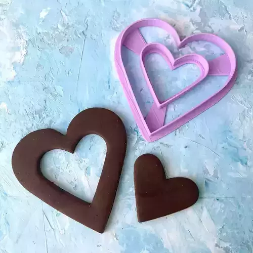 Heart Cookie Cutter 3D print model