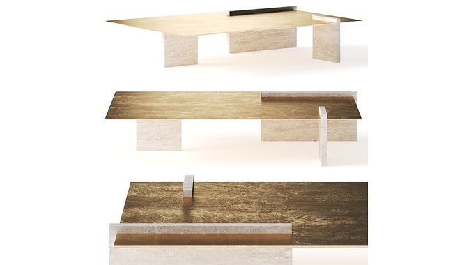 Banda Property Kahawa Coffee Table 3D model