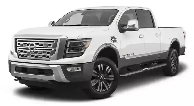 nissan Ttitan pickup 3D model