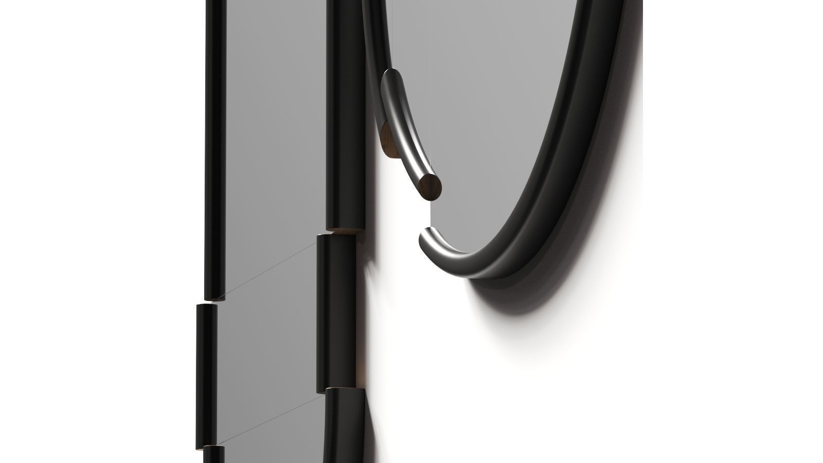 Lee Broom Split Wall Mirrors 3D model CGTrader