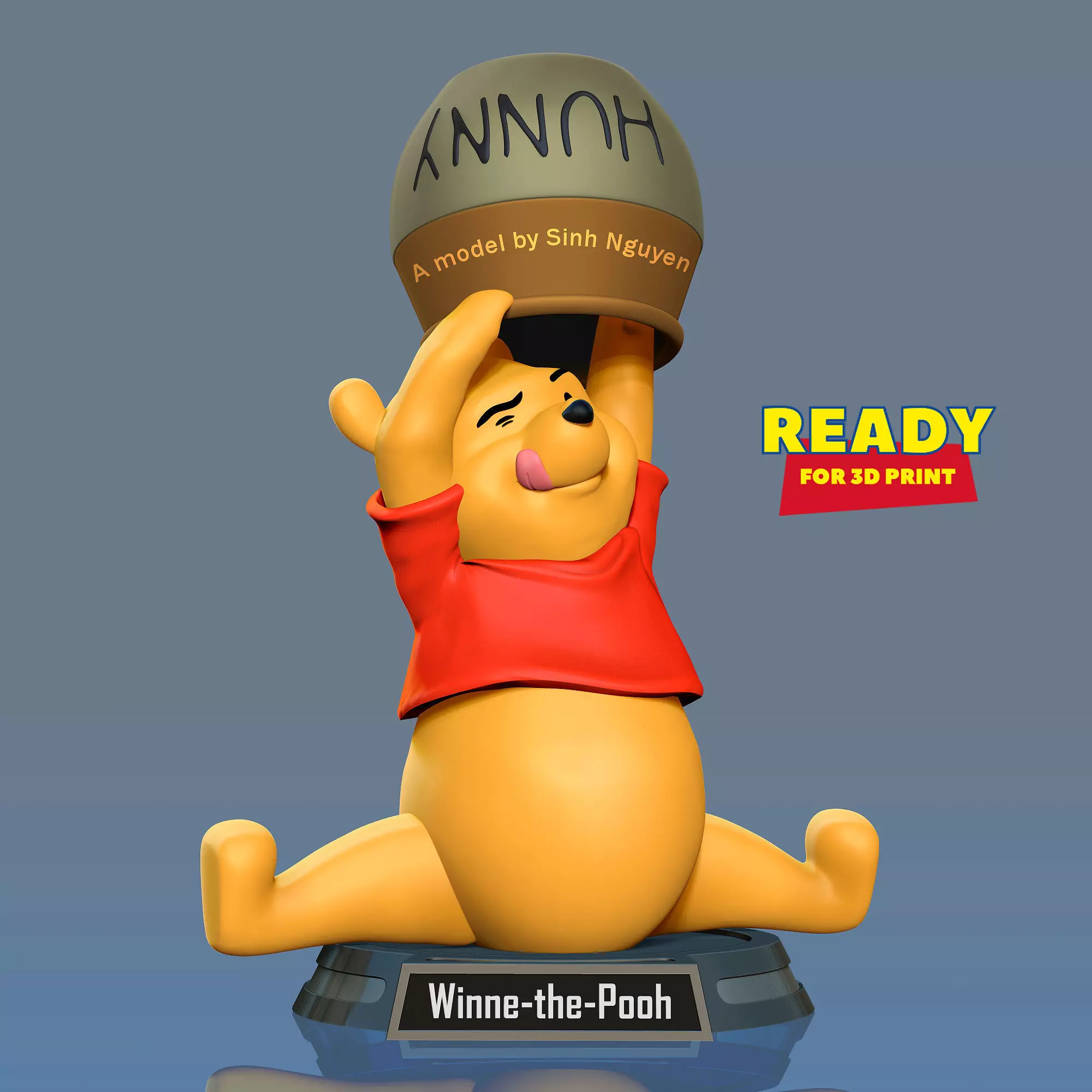 Winnie - the - Pooh 3D print model