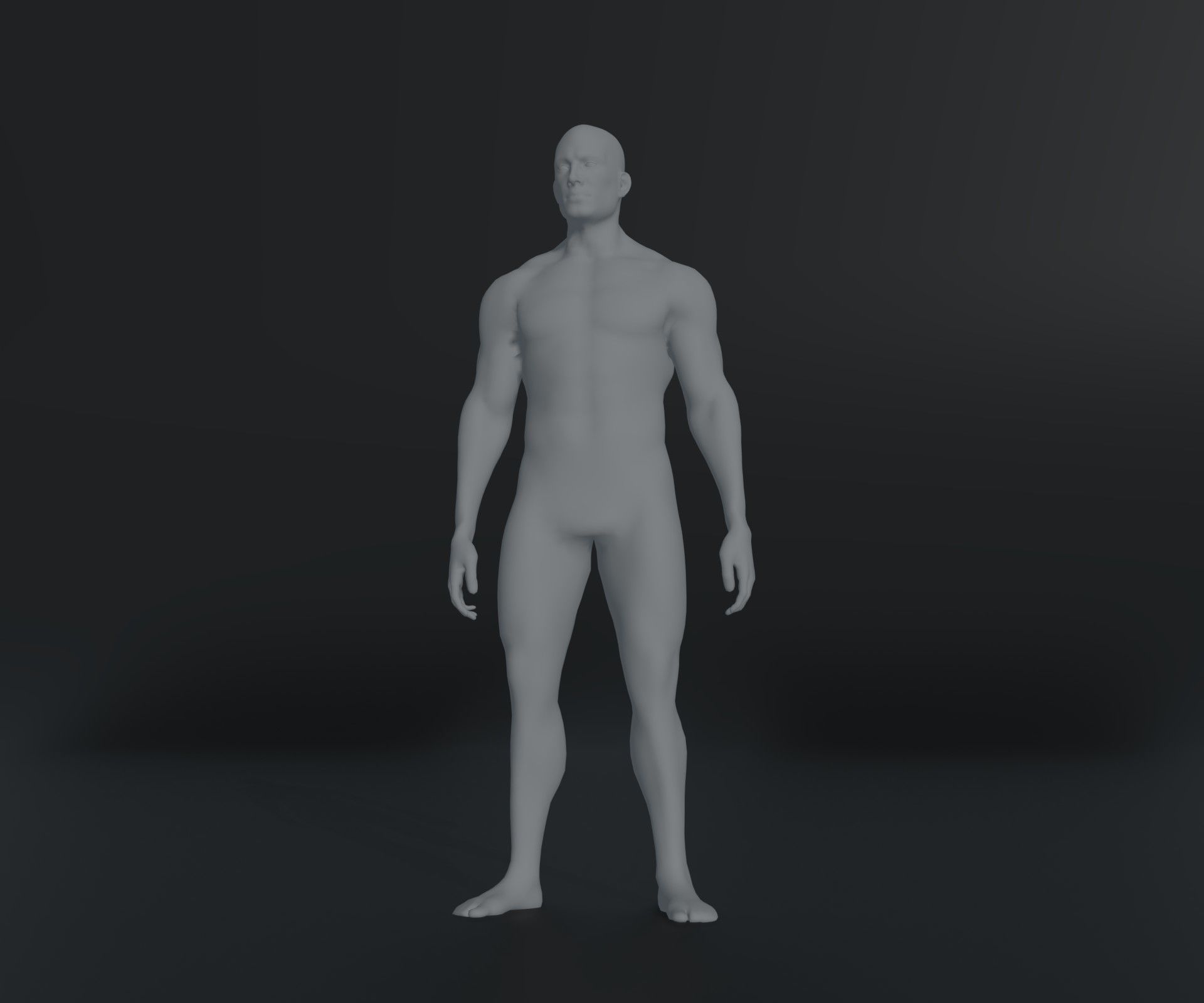 Male Female Body Base Mesh Animated Rigged 10k Poly Collection _27