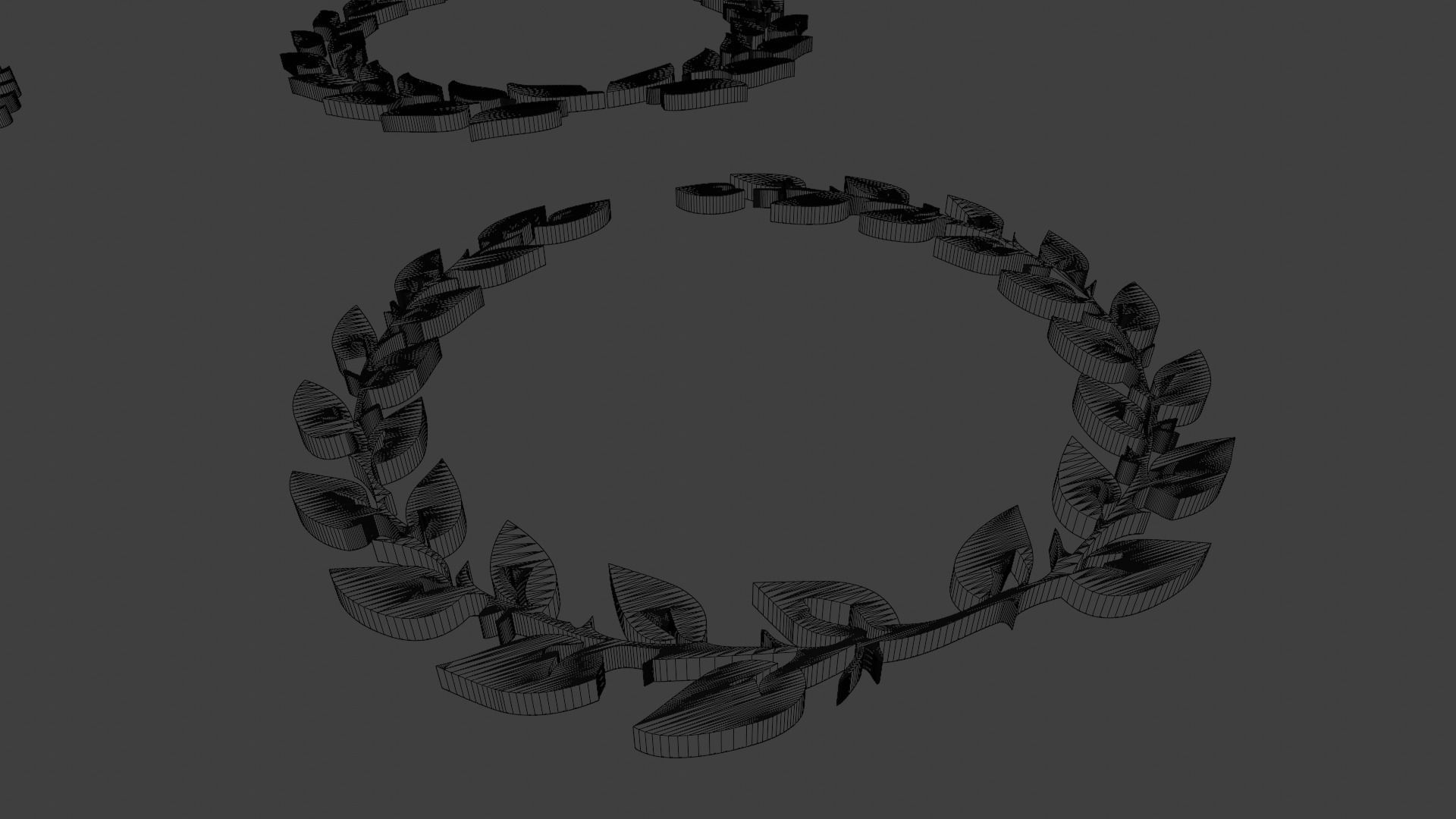 Wreath Pack of 9 - High Quality - Detailed  3d model 3D model_20