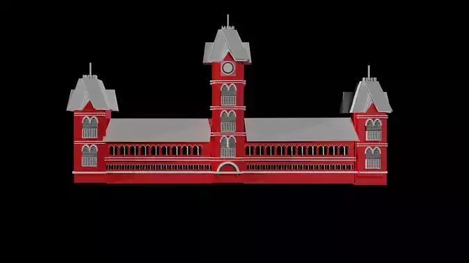 CHENNAI CENTRAL 3D MODEL 3D model