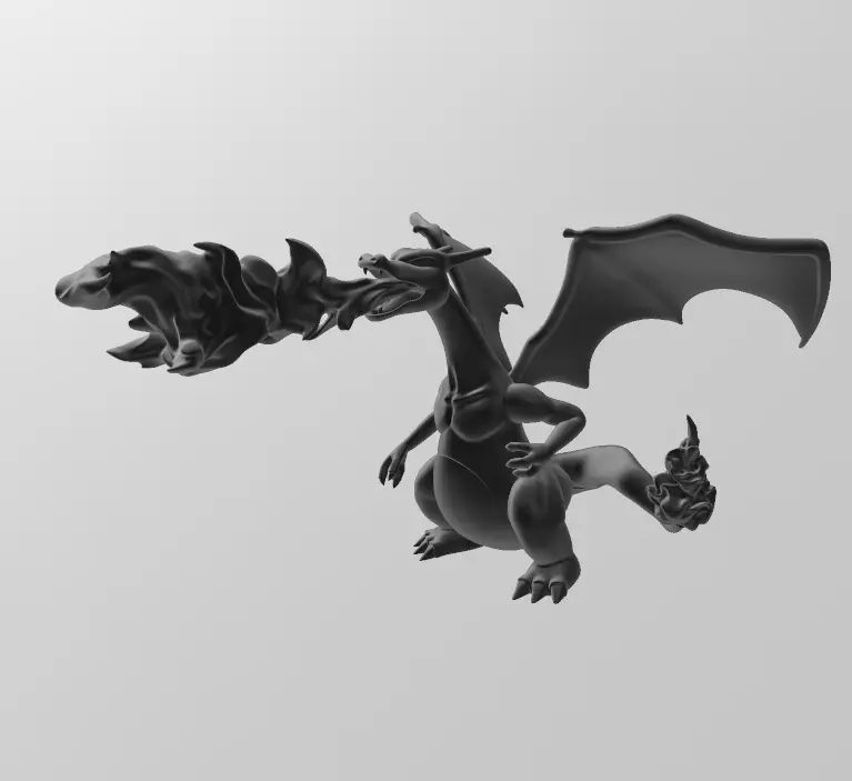 LIZARDON - CHARIZARD POKEMON HIGH-RES 3D print model_0