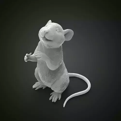 Mouse rat 3D print model