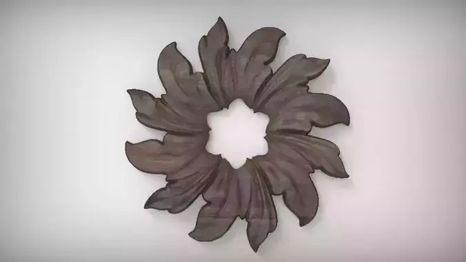 Floral Wood Carving for Furniture - 35