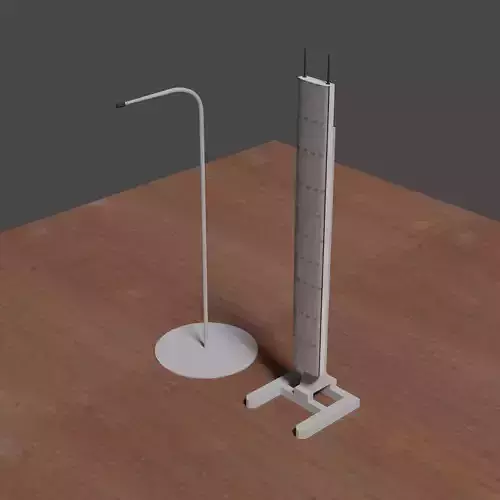 Standing Microphone and Loudspeaker