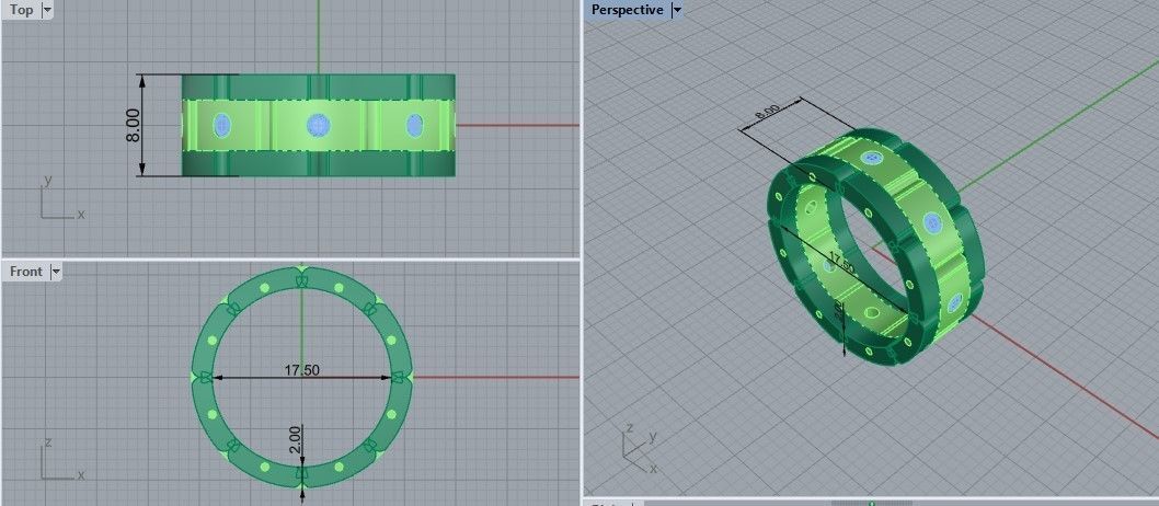 Ring 2 3d model  3D print model_3