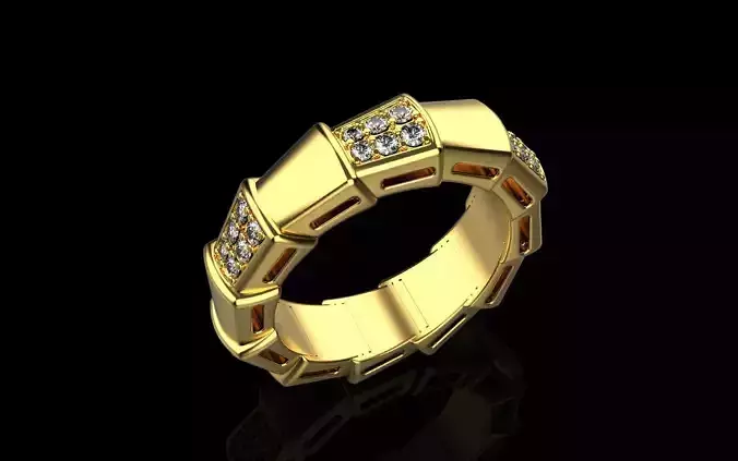  Serpenti Viper Ring 3d model