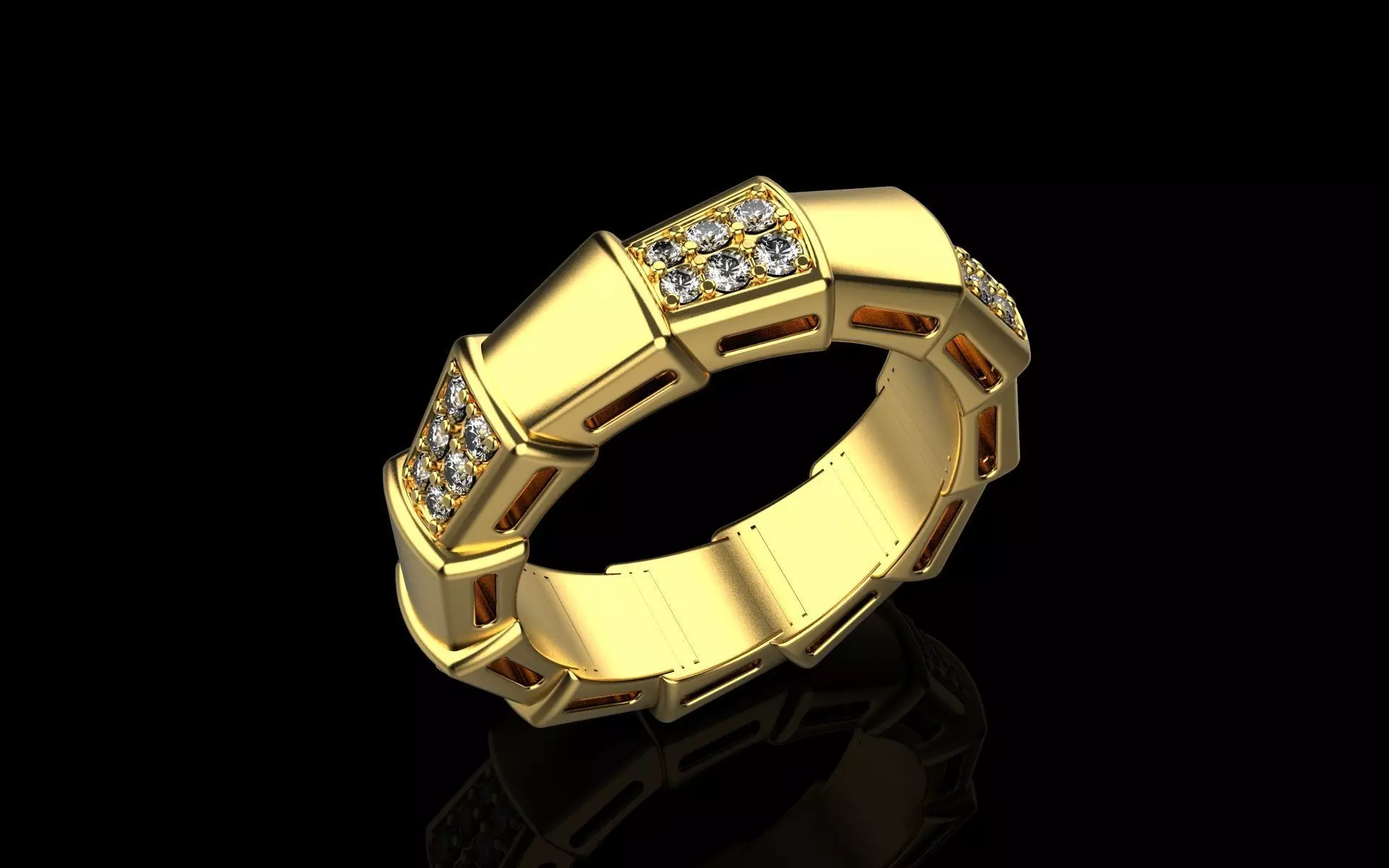  Serpenti Viper Ring 3d model 3D print model_0