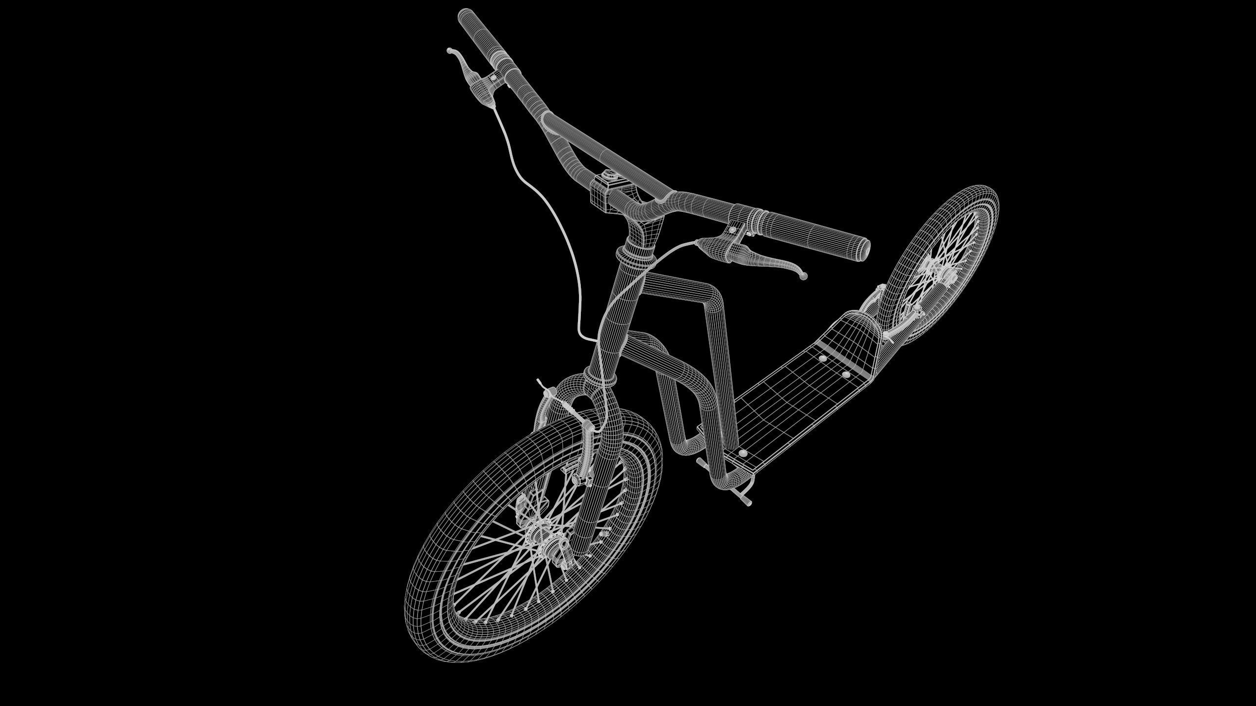 Kick Scooter 3D model_11