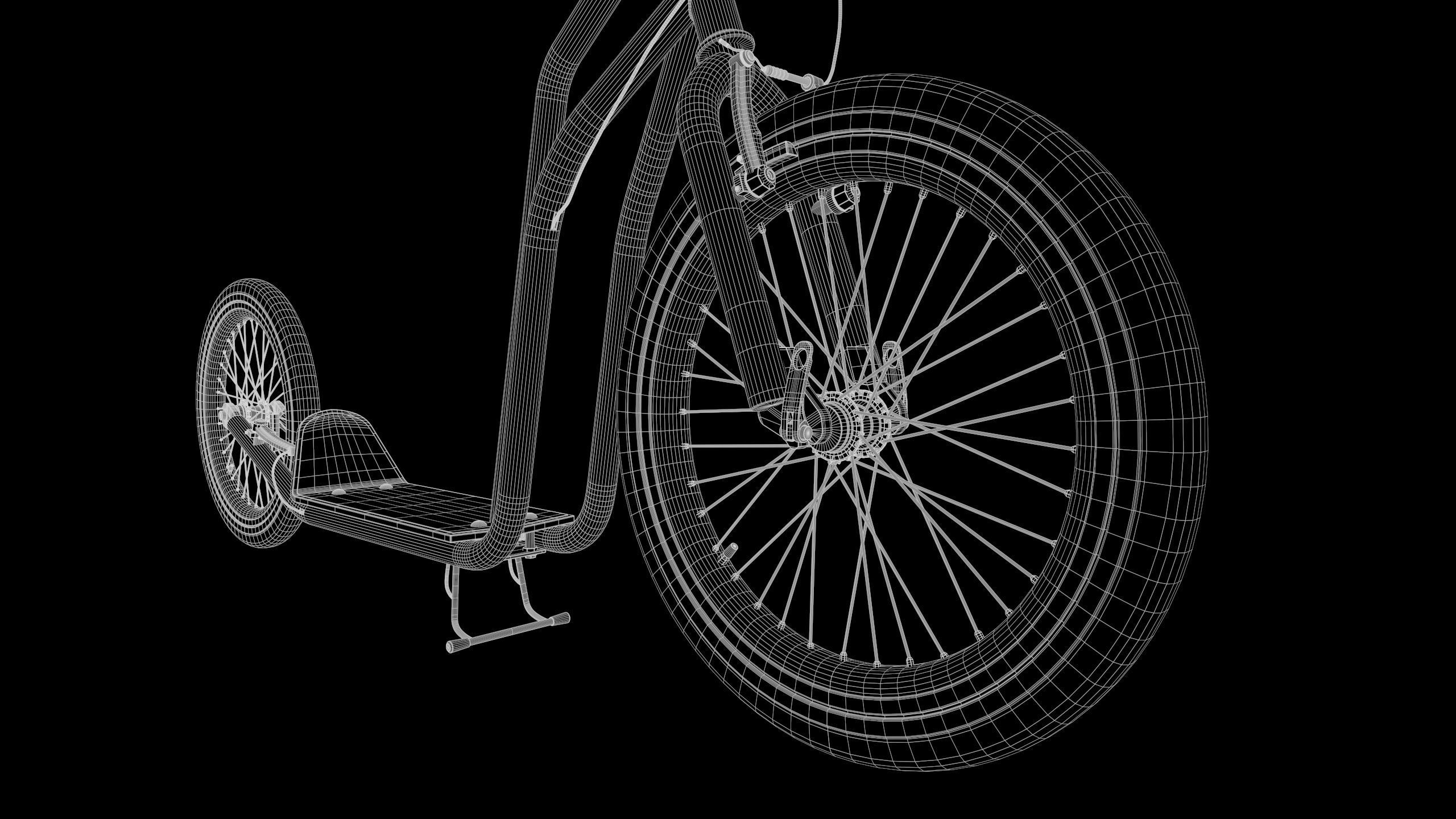 Kick Scooter 3D model_8