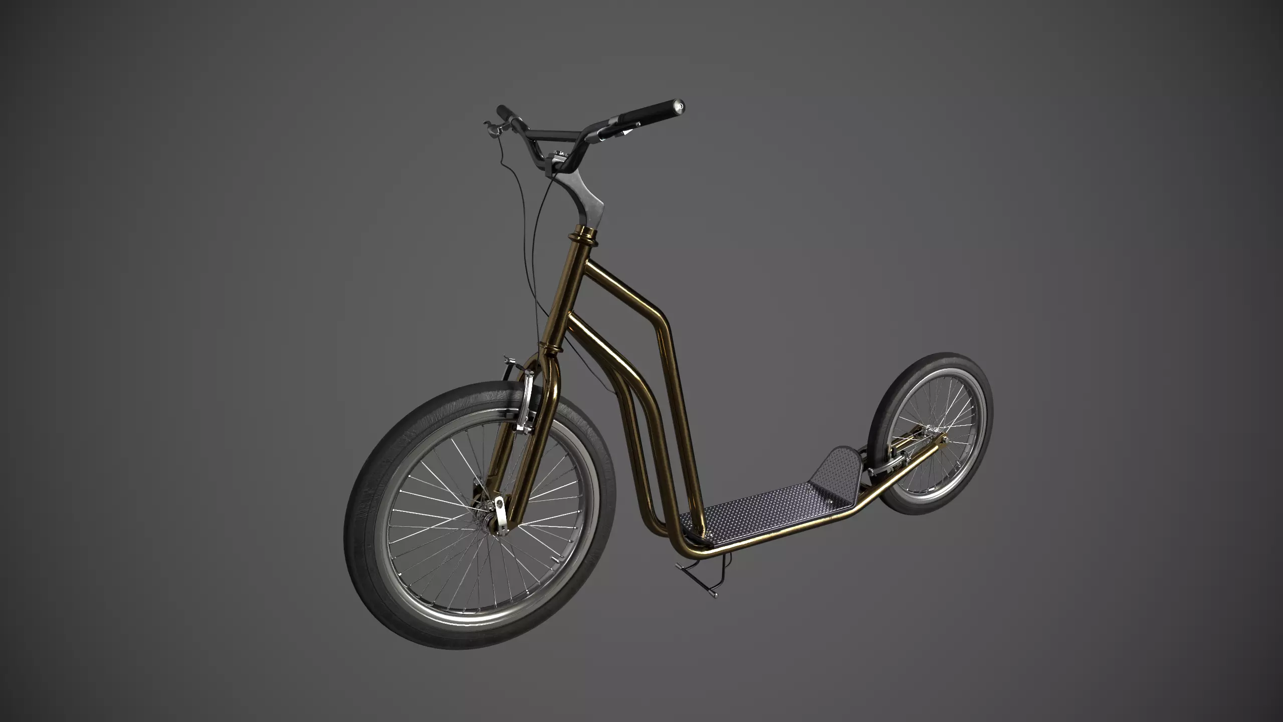 Kick Scooter 3D model_0