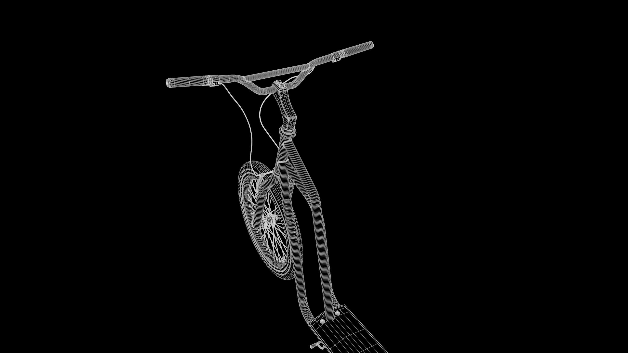 Kick Scooter 3D model_10