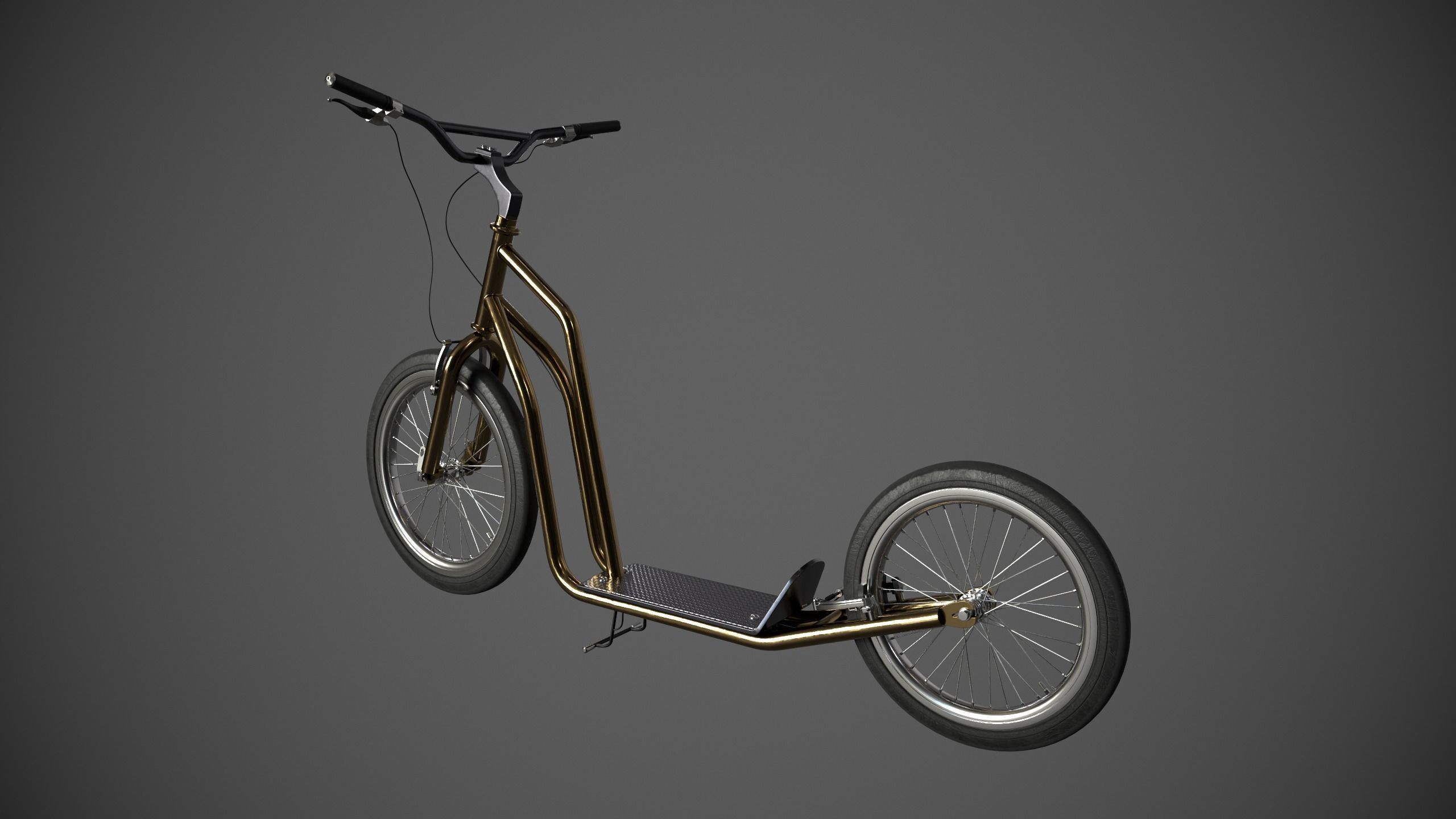Kick Scooter 3D model_6