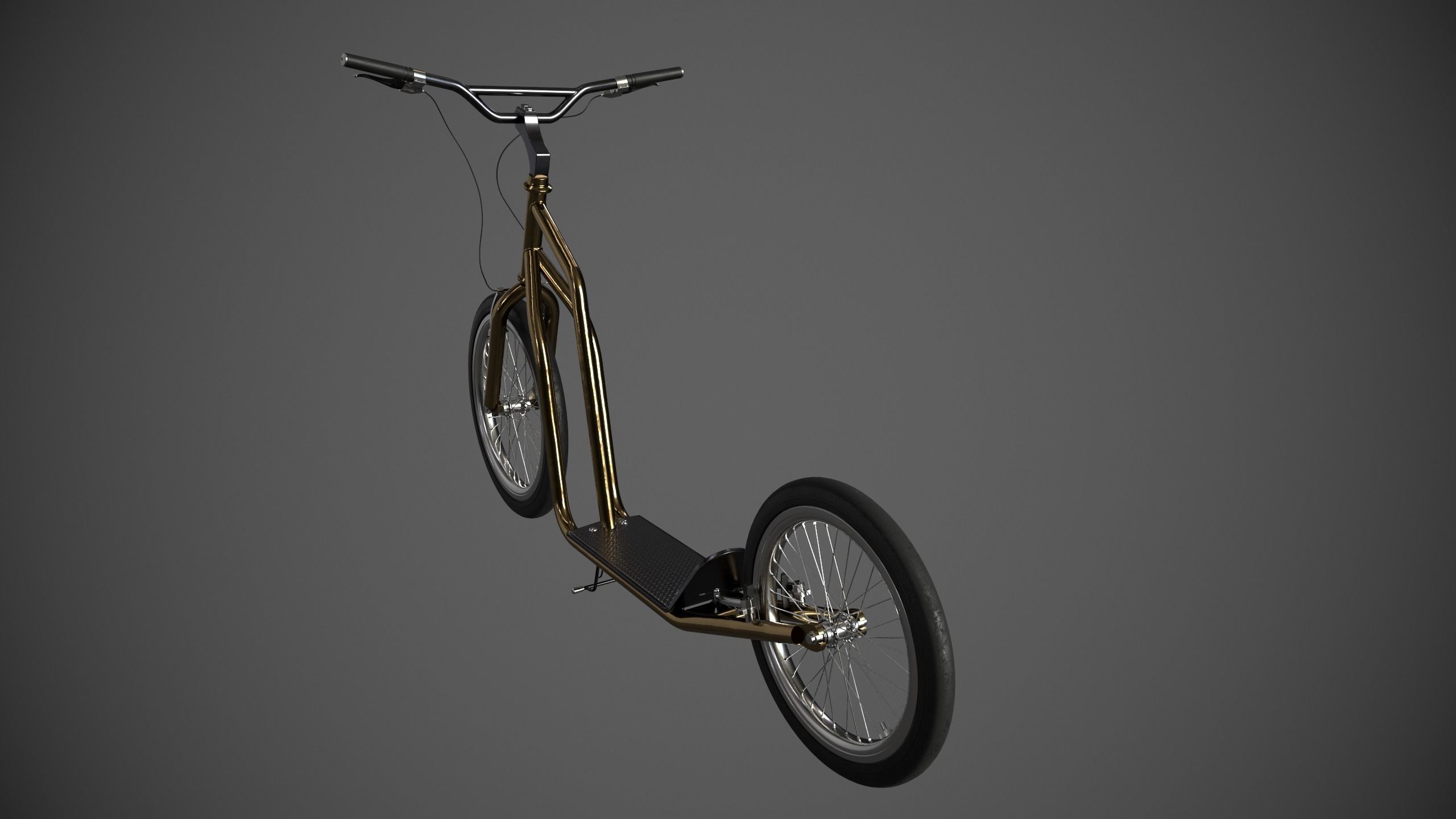 Kick Scooter 3D model_5