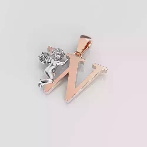 Pendant Letter W