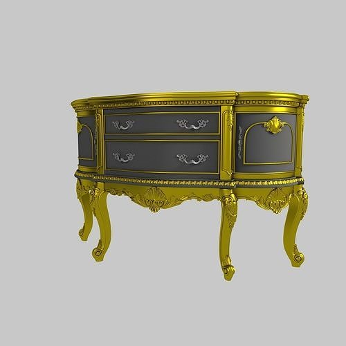 Classic Pattern Cabinet Free 3D print model