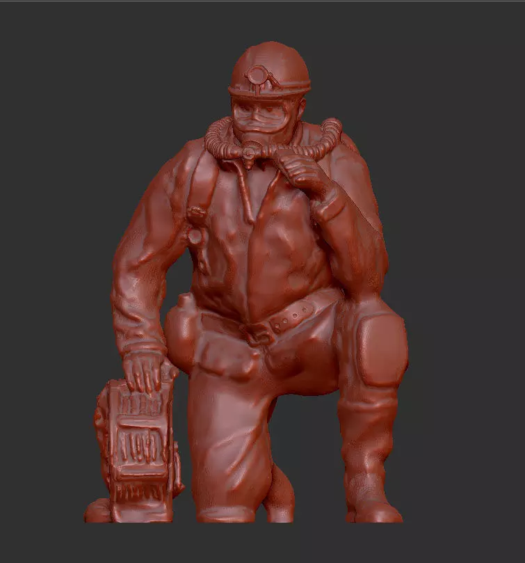 RESCUE MINER MAN 1 3D print model_0