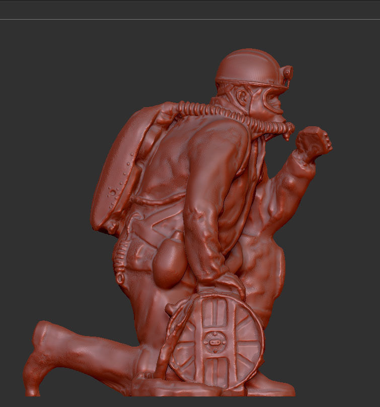 RESCUE MINER MAN 1 3D print model_4