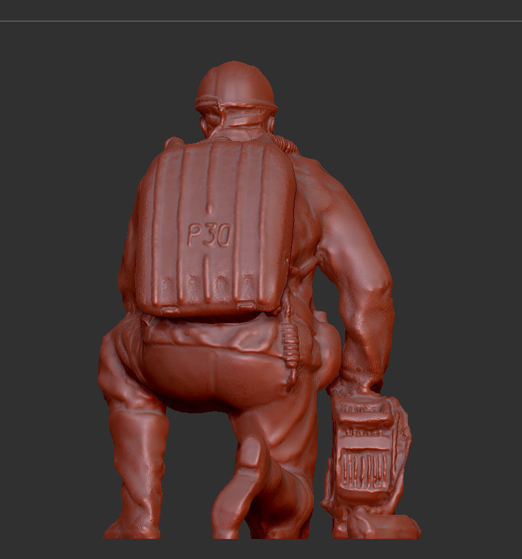 RESCUE MINER MAN 1 3D print model_3