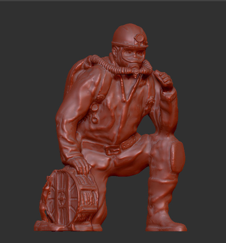 RESCUE MINER MAN 1 3D print model_5