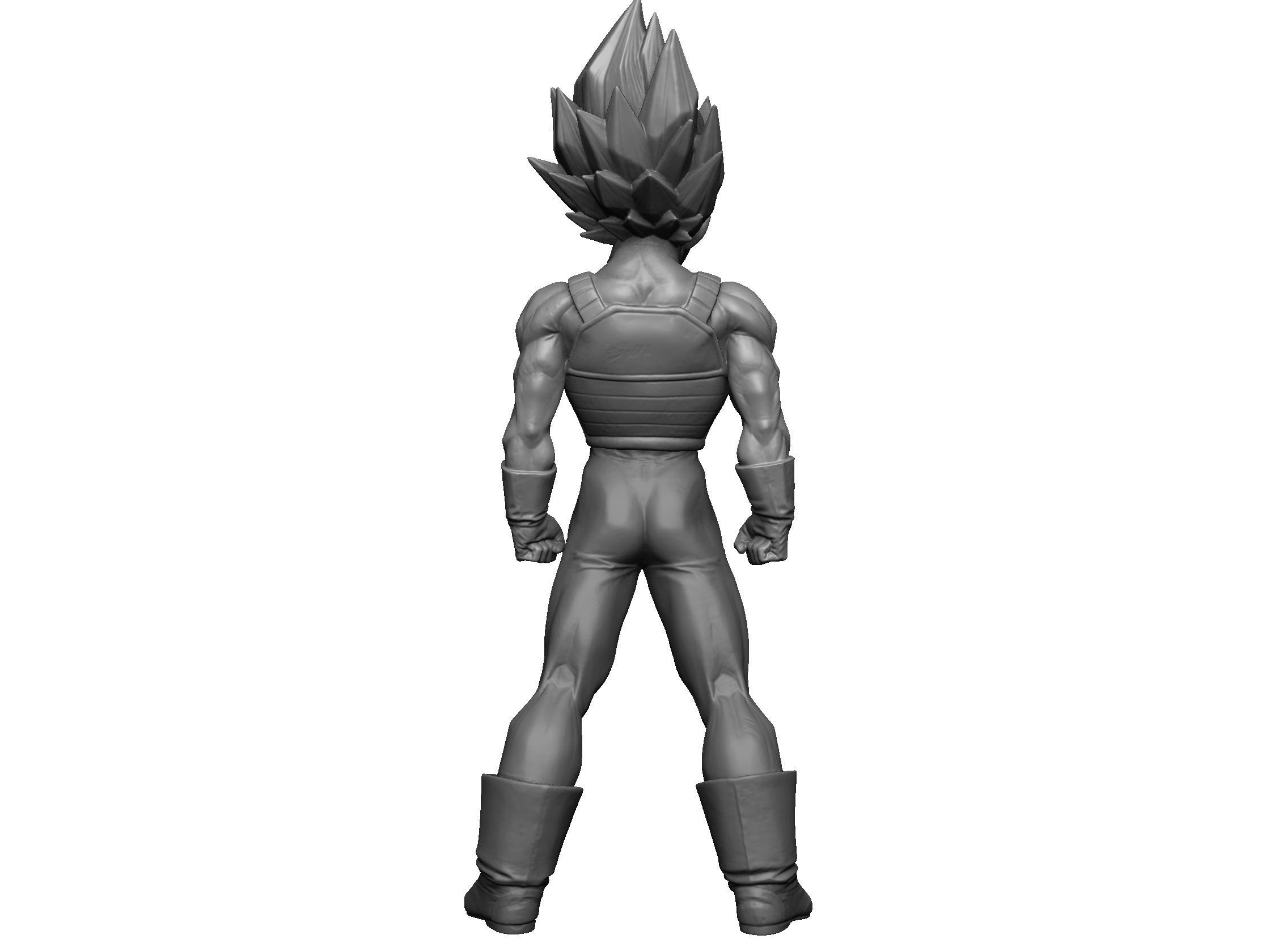 Vegeta SMSP - 32 cm V2 3D print model_4