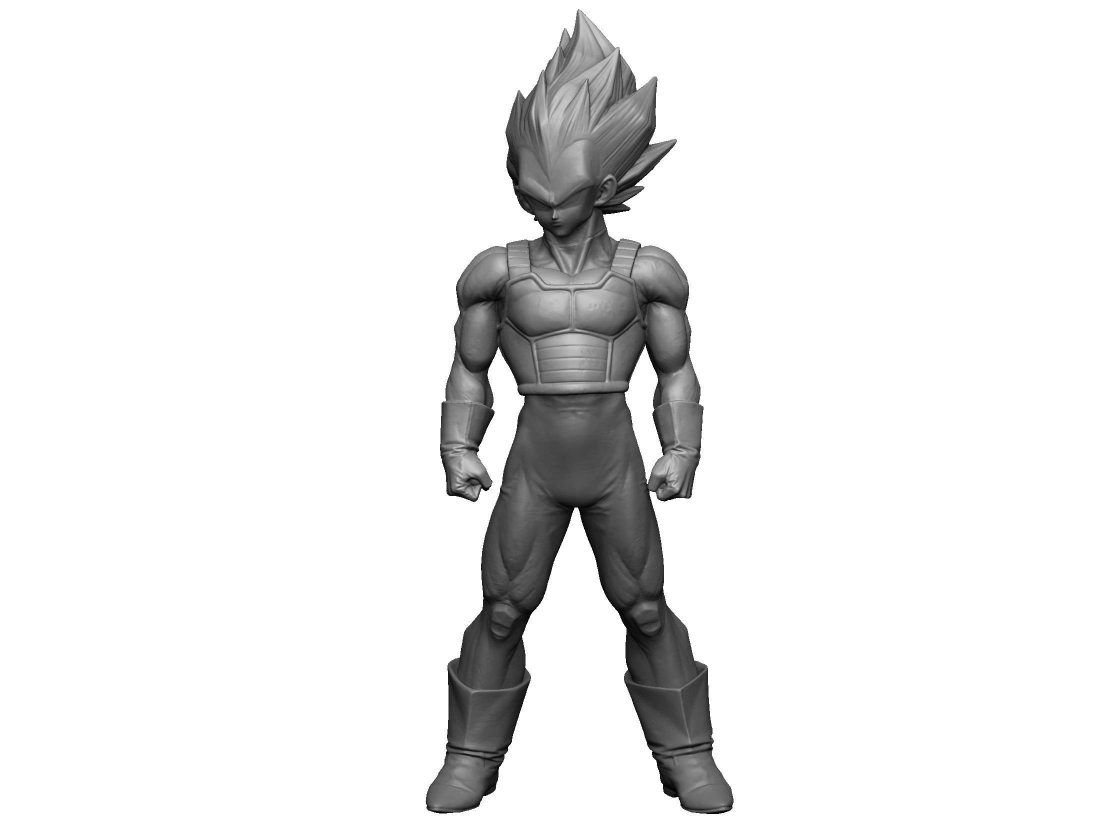 Vegeta SMSP - 32 cm V2 3D print model_2