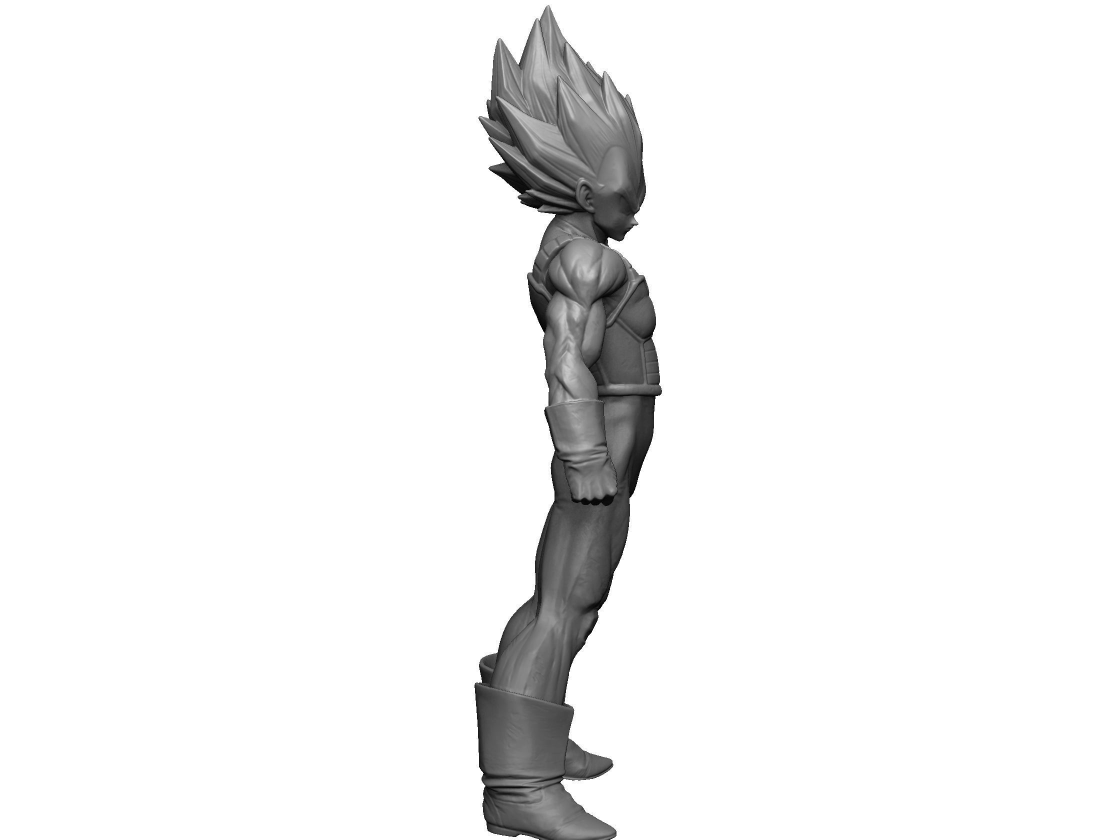 Vegeta SMSP - 32 cm V2 3D print model_5