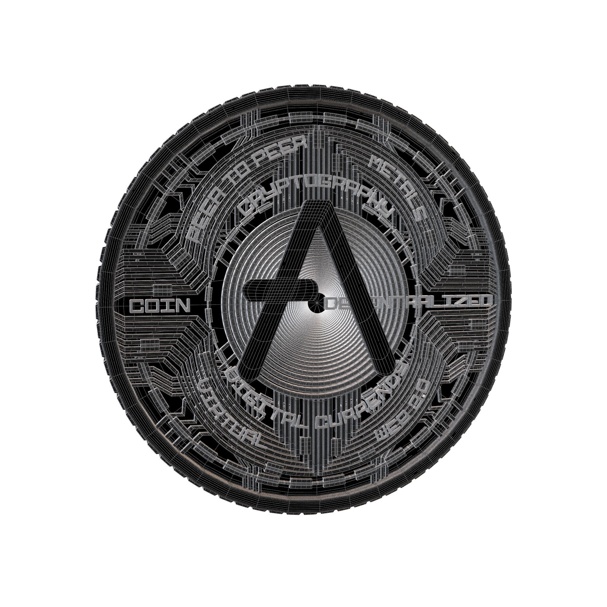 Aave Coin v5 006 3D model_8