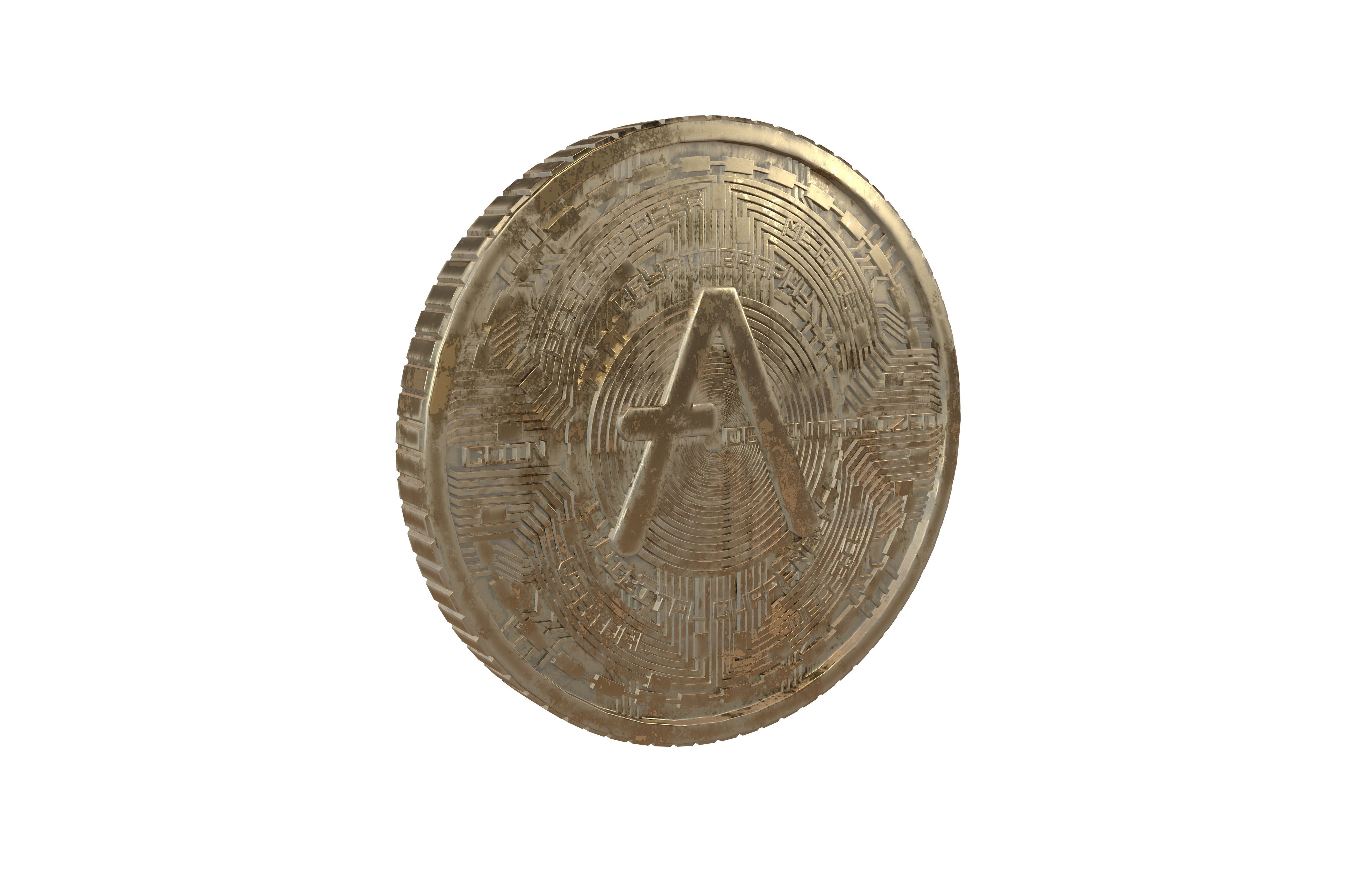 Aave Coin v5 006 3D model_1
