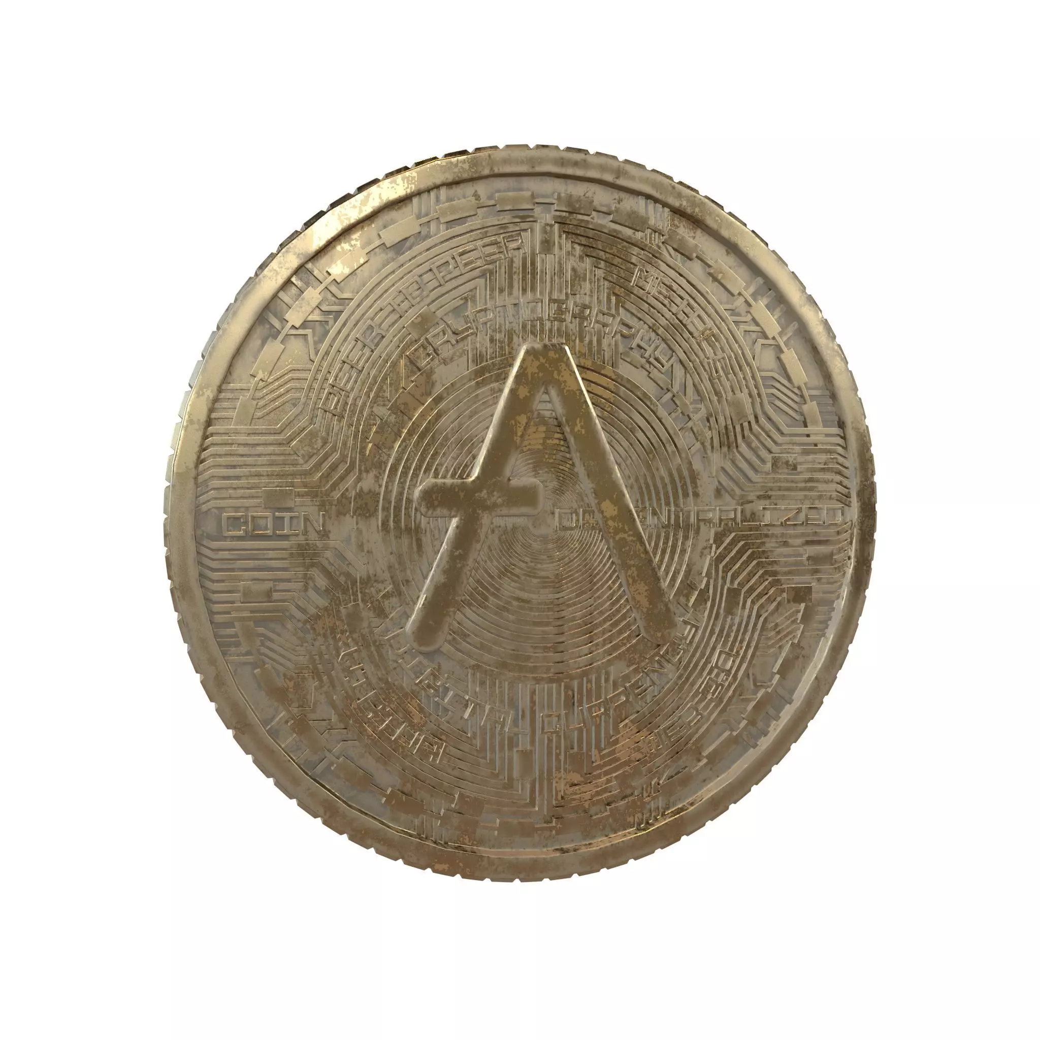 Aave Coin v5 006 3D model_0