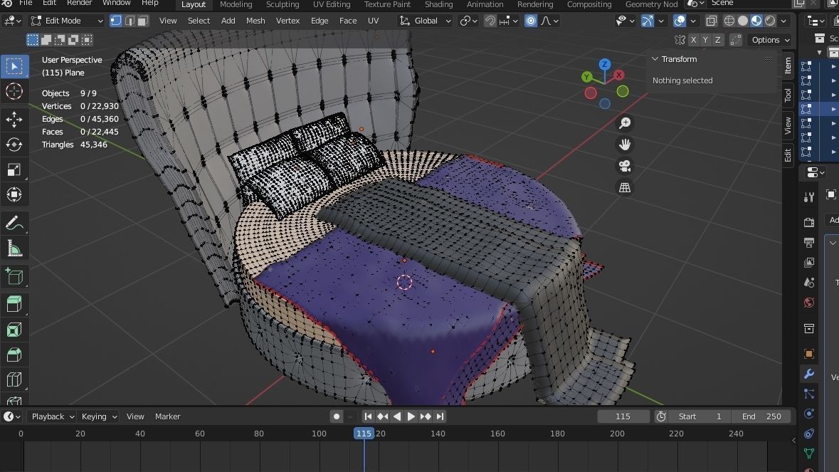 BED MODEL 05 3D model_3
