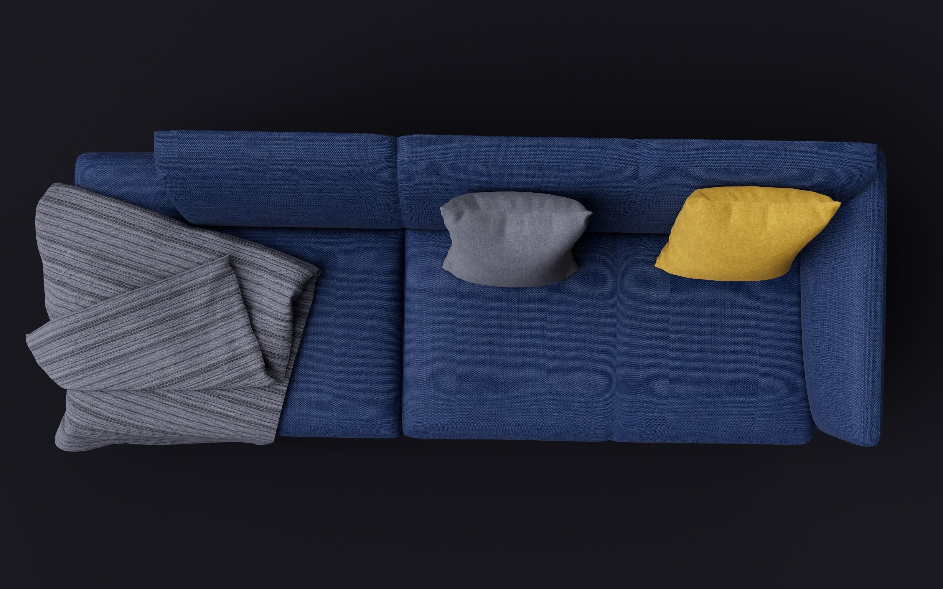 Sofa With Resting - Revit family 3D model_12