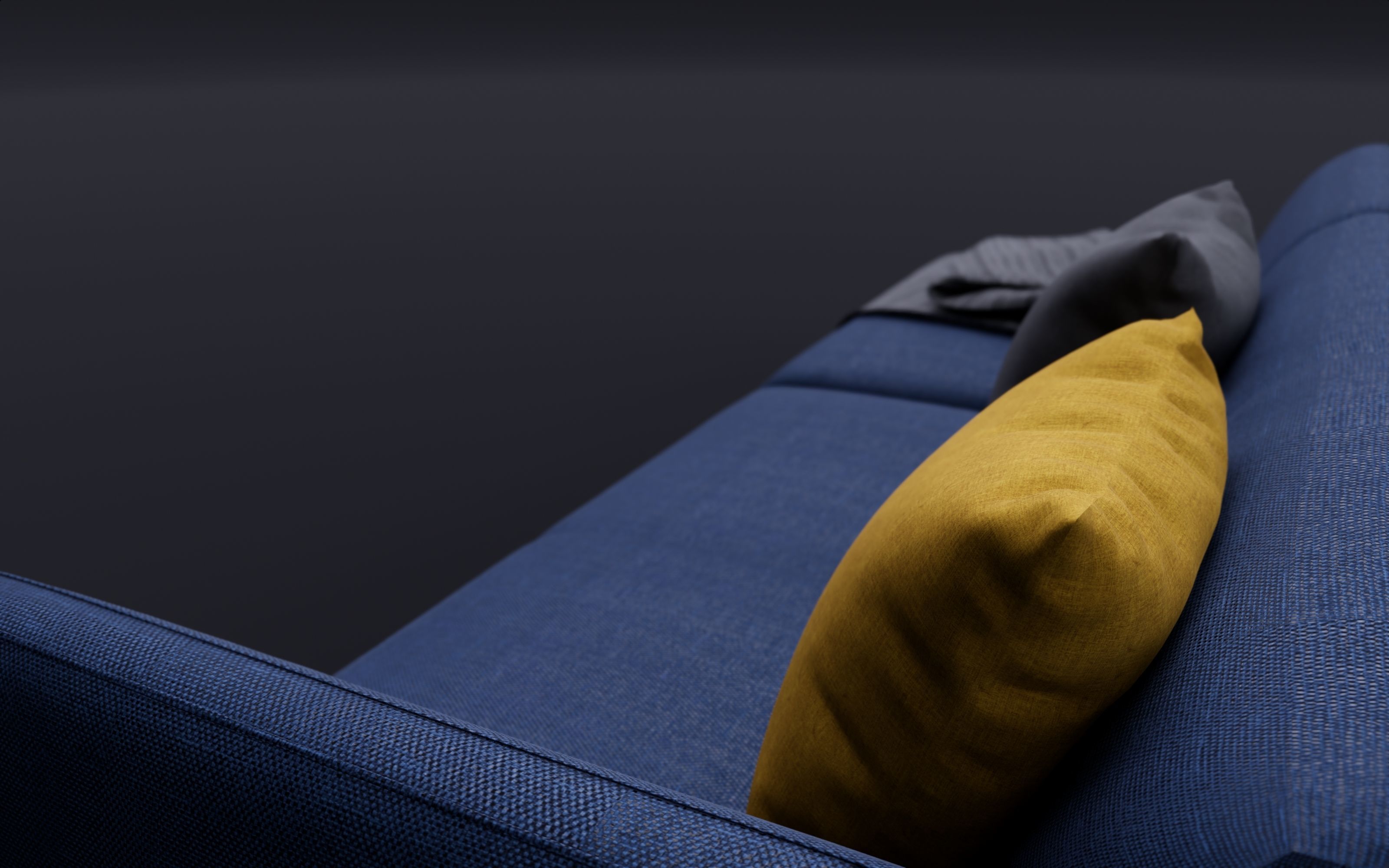 Sofa With Resting - Revit family 3D model_8