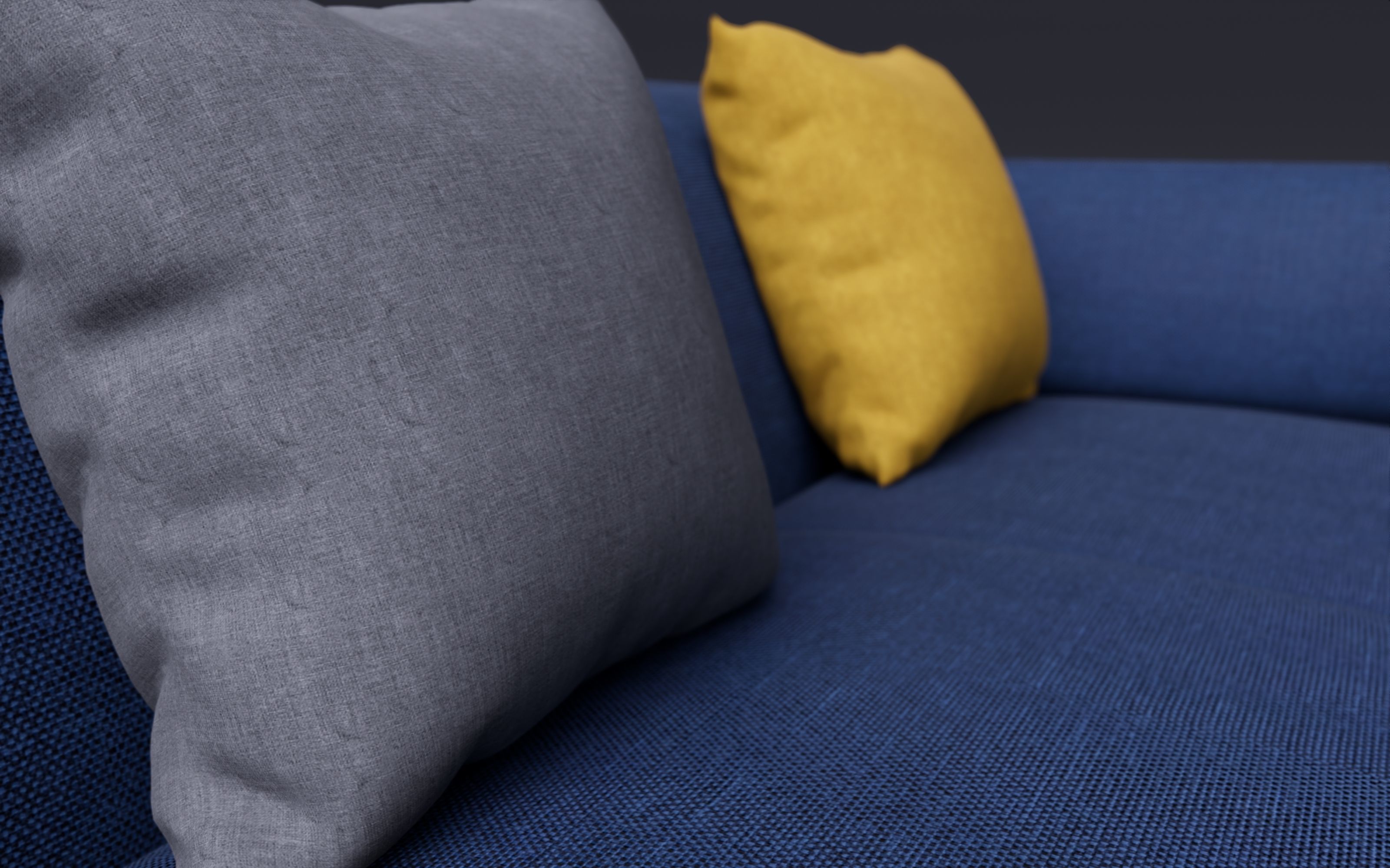 Sofa With Resting - Revit family 3D model_9