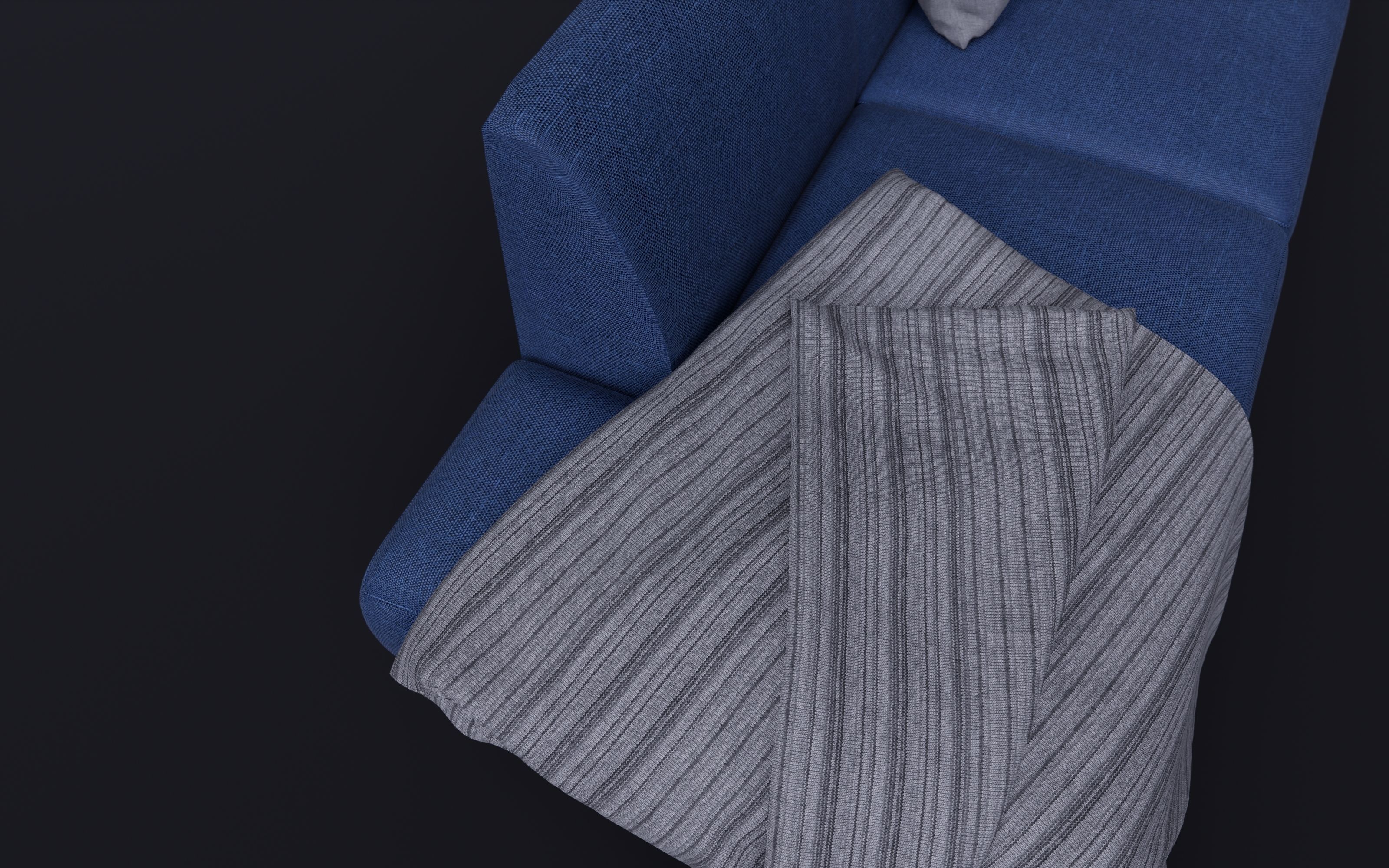Sofa With Resting - Revit family 3D model_14